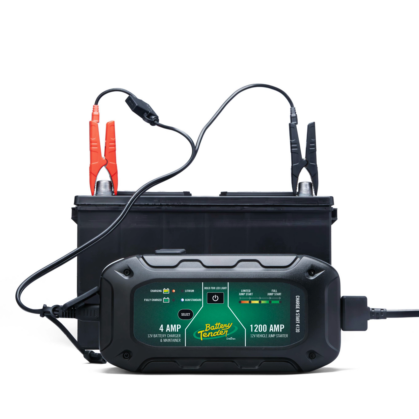 Charge N Start 4120 4 AMP Battery Charger & 1200 AMP Jump Starter