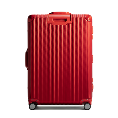 TREVA Aluminum Suitcase Red