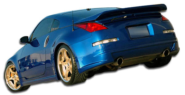 Extreme Dimensions Duraflex AM-S Rear Lip Add On Spoiler Diffuser Compatible With 2003-2008 Nissan 350Z - 1 Piece - 104986