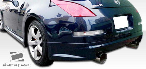 Extreme Dimensions Duraflex AM-S Rear Lip Add On Spoiler Diffuser Compatible With 2003-2008 Nissan 350Z - 1 Piece - 104986