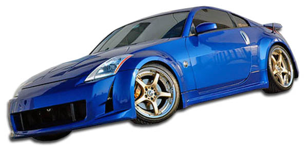Extreme Dimensions Duraflex AM-S Side Skirts Compatible With 2003-2008 Nissan 350Z - 2 Piece - 104985