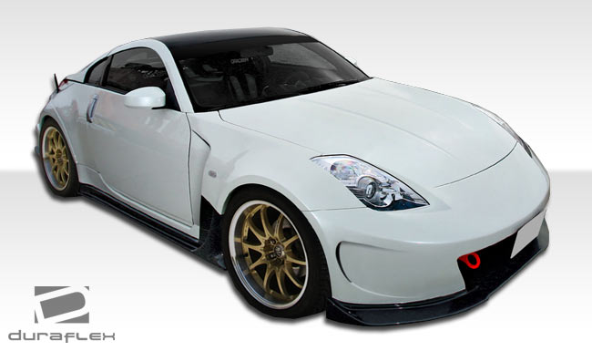 Extreme Dimensions Duraflex AM-S Wide Body Front Fenders Compatible With 2003-2008 Nissan 350Z - 4 Piece - 107228