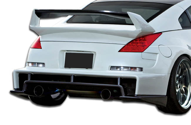 Extreme Dimensions Duraflex AM-S Wide Body Rear Lip Add On Spoiler Diffuser Compatible With 2003-2008 Nissan 350Z - 1 Piece - 107227