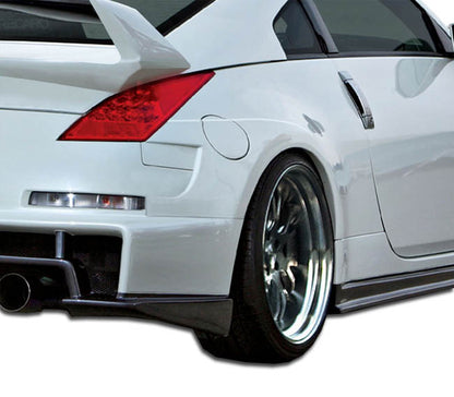 Extreme Dimensions Duraflex AM-S Wide Body Rear Fender Flares Compatible With 2003-2008 Nissan 350Z - 2 Piece - 107229