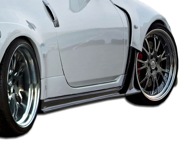 Extreme Dimensions Duraflex AM-S Wide Body Side Skirts Compatible With 2003-2008 Nissan 350Z - 2 Piece - 107225
