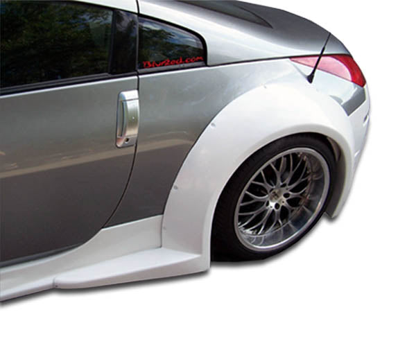 Extreme Dimensions Duraflex B-2 Wide Body Rear Fender Flares Compatible With 2003-2008 Nissan 350Z - 2 Piece - 103350