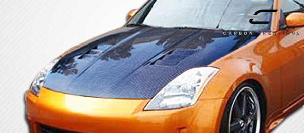 Carbon Creations JGTC Hood Compatible With 2003-2006 Nissan 350Z - 1 Piece - 100494