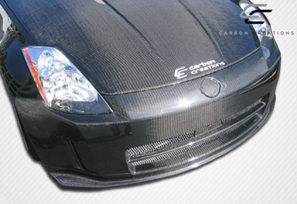 Carbon Creations N-1 Front Bumper Cover Compatible With 2003-2008 Nissan 350Z - 1 Piece - 102792