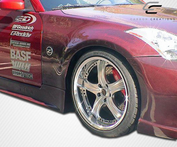 Carbon Creations OEM Look Fender Compatible With 2003-2008 Nissan 350Z - 2 Piece - 102858
