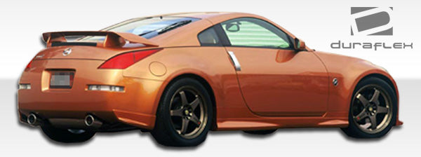 Extreme Dimensions Duraflex N-1 Rear Lip Add On Spoiler Compatible With 2003-2008 Nissan 350Z - 2 Piece - 100496