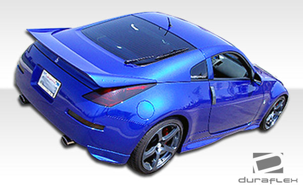 Extreme Dimensions Duraflex N-1 Rear Lip Add On Spoiler Compatible With 2003-2008 Nissan 350Z - 2 Piece - 100496