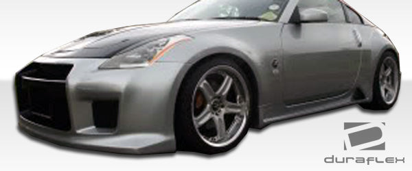 Extreme Dimensions Duraflex R35 Side Skirts Compatible With 2003-2008 Nissan 350Z - 2 Piece - 106030
