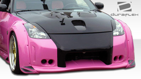 Extreme Dimensions Duraflex Vader 3 Wide Body Front Fenders Flares Compatible With 2003-2008 Nissan 350Z - 2 Piece - 102266