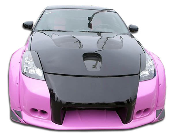 Extreme Dimensions Duraflex Vader 3 Wide Body Front Bumper Cover Compatible With 2003-2008 Nissan 350Z - 1 Piece - 102263