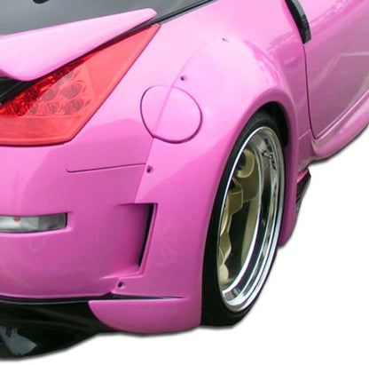 Extreme Dimensions Duraflex Vader 3 Wide Body Rear Fender Flares Compatible With 2003-2008 Nissan 350Z - 2 Piece - 102267