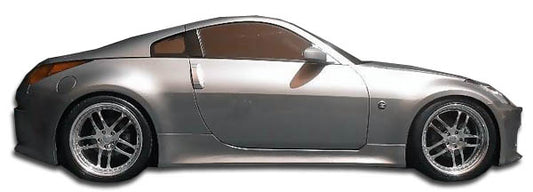 Extreme Dimensions Duraflex V-Speed Side Skirts Compatible With 2003-2008 Nissan 350Z - 2 Piece - 105647