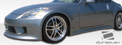 Extreme Dimensions Duraflex V-Speed Side Skirts Compatible With 2003-2008 Nissan 350Z - 2 Piece - 105647