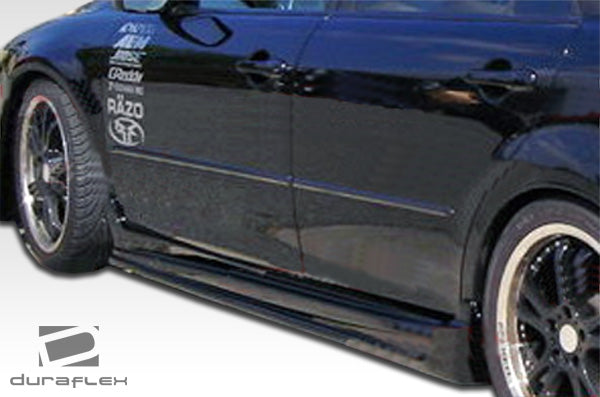 Extreme Dimensions Duraflex Bomber Side Skirts Compatible With 2003-2008 Mazda 6 - 2 Piece - 103306
