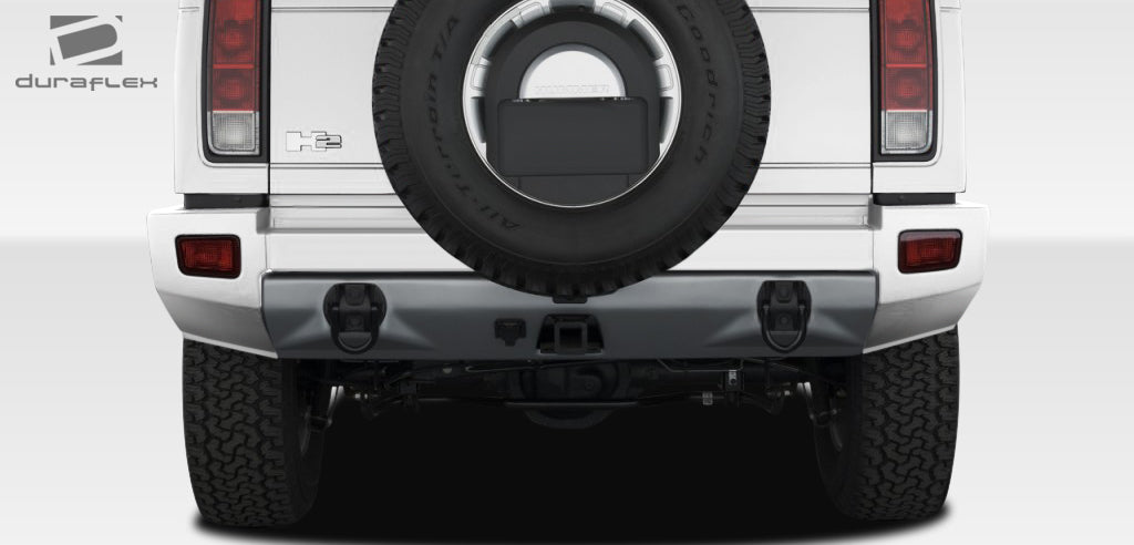 Extreme Dimensions Duraflex BR-N Rear Lip Add On Spoiler Compatible With 2003-2009 Hummer H2 - 1 Piece - 107746