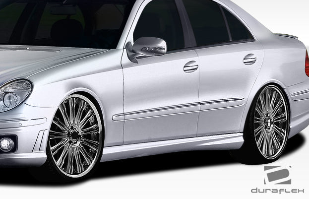 Extreme Dimensions Duraflex E63 Look Side Skirts Compatible With 2003-2009 Mercedes E Class - 2 Piece - 107805