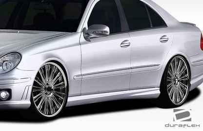 Extreme Dimensions Duraflex E63 Look Side Skirts Compatible With 2003-2009 Mercedes E Class - 2 Piece - 107805