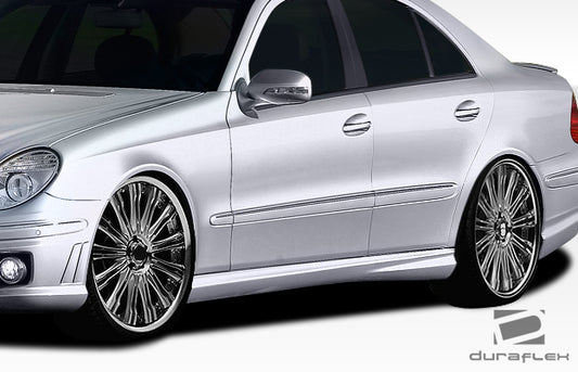 Extreme Dimensions Duraflex E63 Look Side Skirts Compatible With 2003-2009 Mercedes E Class - 2 Piece - 107805