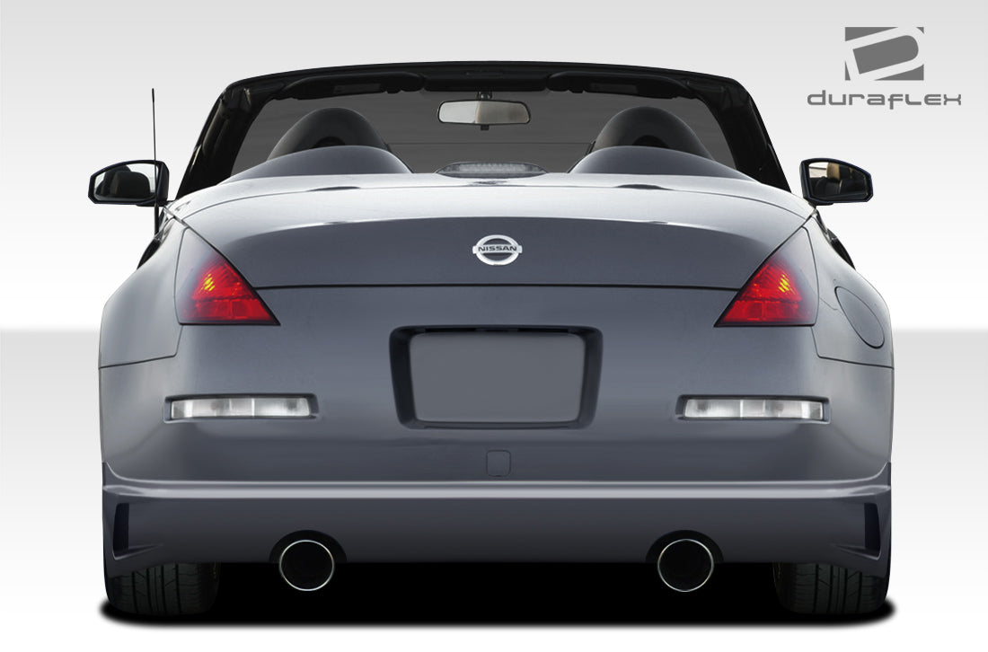 Extreme Dimensions Duraflex J-Spec Rear Lip Add On Spoiler Compatible With 2003-2008 Nissan 350Z - 1 Piece - 107831
