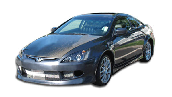 Extreme Dimensions Duraflex V-Speed Side Skirts Compatible With 2003-2007 Honda Accord - 2 Piece - 100437
