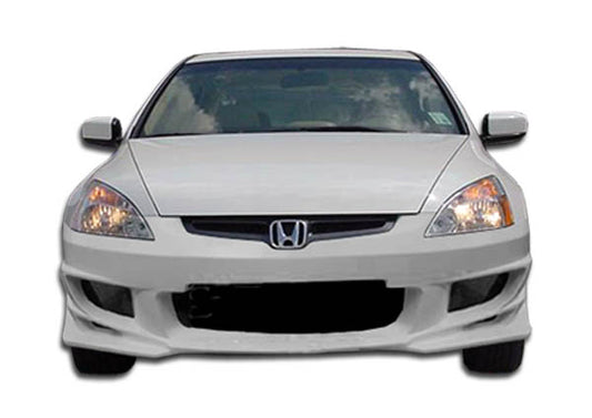 Extreme Dimensions Duraflex Bomber Front Bumper Cover Compatible With 2003-2005 Honda Accord - 1 Piece - 100438