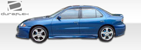 Extreme Dimensions Duraflex Racer Side Skirts Compatible With 1995-2005 Chevrolet Cavalier - 2 Piece - 100423