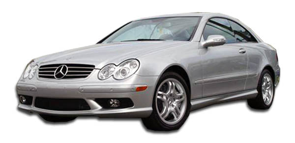Extreme Dimensions Duraflex AMG Look Side Skirts Compatible With 2003-2009 Mercedes CLK - 2 Piece - 103086