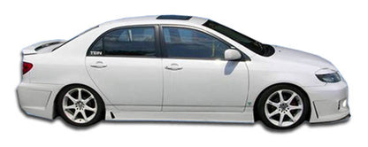 Extreme Dimensions Duraflex B-2 Side Skirts Compatible With 2003-2008 Toyota Corolla - 2 Piece - 100534