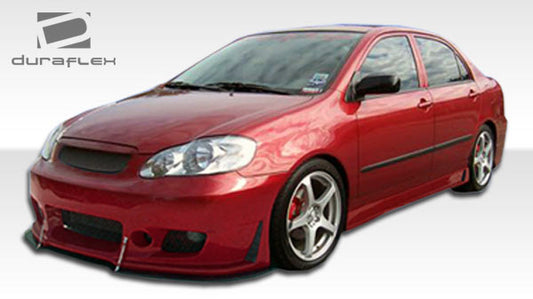 Extreme Dimensions Duraflex B-2 Side Skirts Compatible With 2003-2008 Toyota Corolla - 2 Piece - 100534