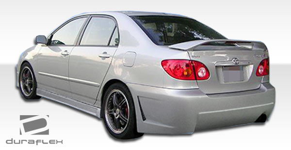 Extreme Dimensions Duraflex B-2 Side Skirts Compatible With 2003-2008 Toyota Corolla - 2 Piece - 100534