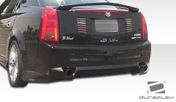 Extreme Dimensions Duraflex Platinum Rear Bumper Cover Compatible With 2003-2007 Cadillac CTS - 1 Piece - 100426