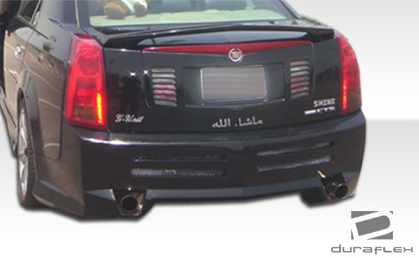 Extreme Dimensions Duraflex Platinum Rear Bumper Cover Compatible With 2003-2007 Cadillac CTS - 1 Piece - 100426