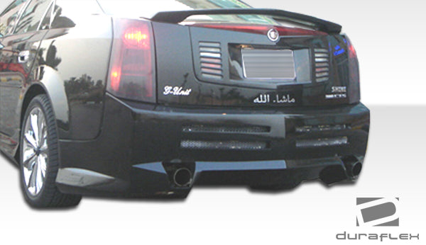Extreme Dimensions Duraflex Platinum Rear Bumper Cover Compatible With 2003-2007 Cadillac CTS - 1 Piece - 119449
