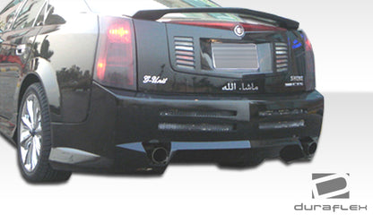 Extreme Dimensions Duraflex Platinum Rear Bumper Cover Compatible With 2003-2007 Cadillac CTS - 1 Piece - 100426
