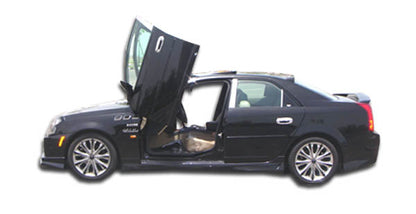 Extreme Dimensions Duraflex Platinum Side Skirts Compatible With 2003-2007 Cadillac CTS - 2 Piece - 100427