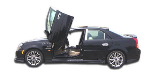 Extreme Dimensions Duraflex Platinum Side Skirts Compatible With 2003-2007 Cadillac CTS - 2 Piece - 100427