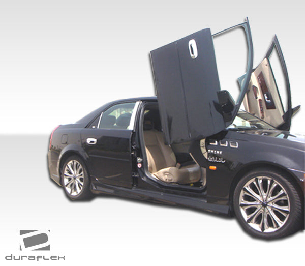 Extreme Dimensions Duraflex Platinum Side Skirts Compatible With 2003-2007 Cadillac CTS - 2 Piece - 100427