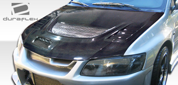 Extreme Dimensions Duraflex C-1 Front Bumper Cover Compatible With 2003-2006 Mitsubishi Evolution - 1 Piece - 100484