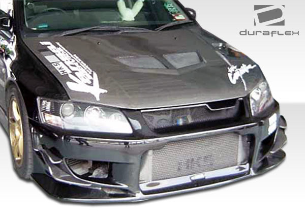 Extreme Dimensions Duraflex C-1 Front Bumper Cover Compatible With 2003-2006 Mitsubishi Evolution - 1 Piece - 100484