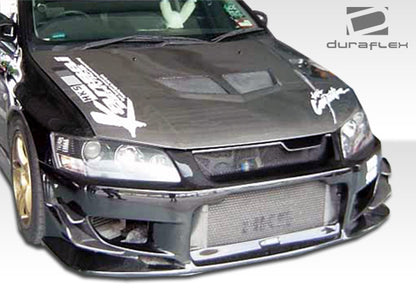 Extreme Dimensions Duraflex C-1 Front Bumper Cover Compatible With 2003-2006 Mitsubishi Evolution - 1 Piece - 100484