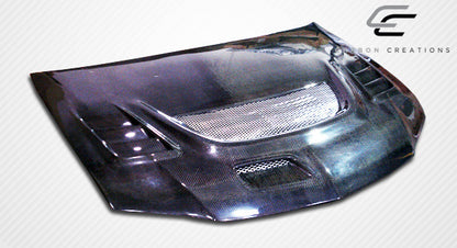 Carbon Creations C-1 Hood Compatible With 2003-2006 Mitsubishi Evolution - 1 Piece - 103203