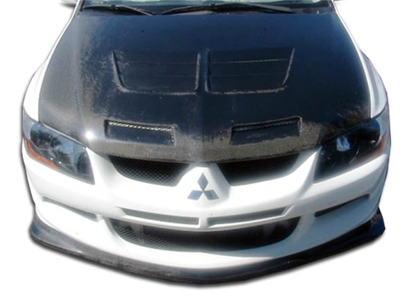 Carbon Creations Demon Front Lip Spoiler Compatible With 2003-2005 Mitsubishi Evolution - 1 Piece - 102781
