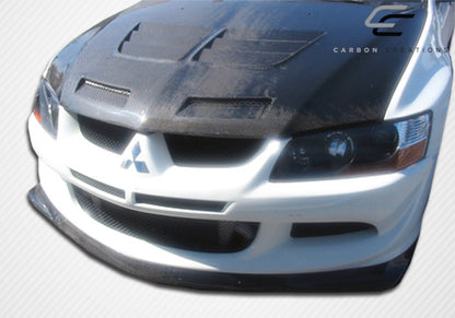 Carbon Creations Demon Front Lip Spoiler Compatible With 2003-2005 Mitsubishi Evolution - 1 Piece - 102781