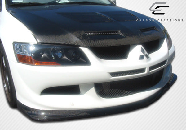 Carbon Creations Demon Front Lip Spoiler Compatible With 2003-2005 Mitsubishi Evolution - 1 Piece - 102781