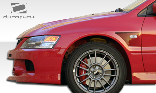 Extreme Dimensions Duraflex MR Edition Fender Compatible With 2003-2006 Mitsubishi Evolution - 2 Piece - 104459