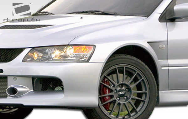 Extreme Dimensions Duraflex MR Edition Front Bumper Cover Compatible With 2003-2006 Mitsubishi Evolution - 1 Piece - 104456